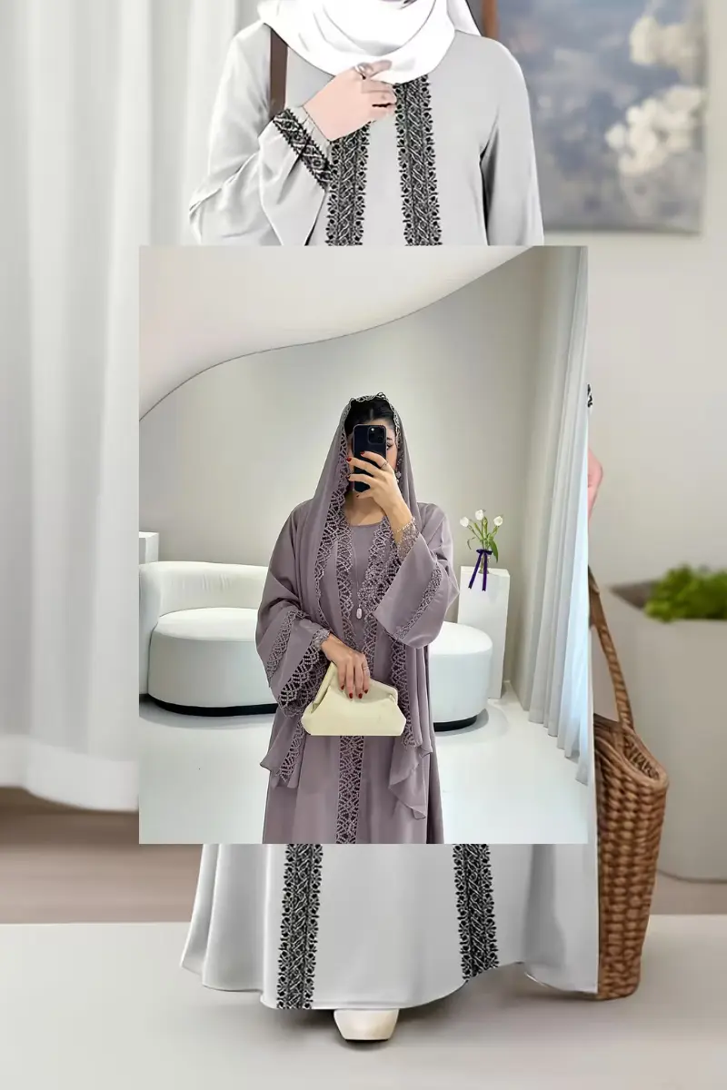 Luxe Matching Sheila Abaya | Abaya with Sheila