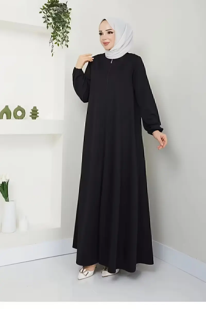 Noor Comfort Zip Abaya | Front Zip Abayas