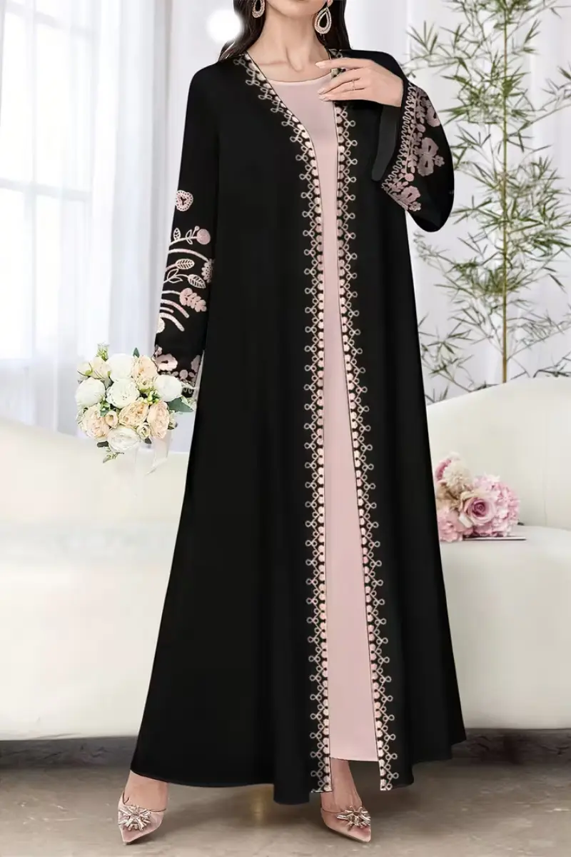 Luxe Noir Designer Abaya | Designer Abayas