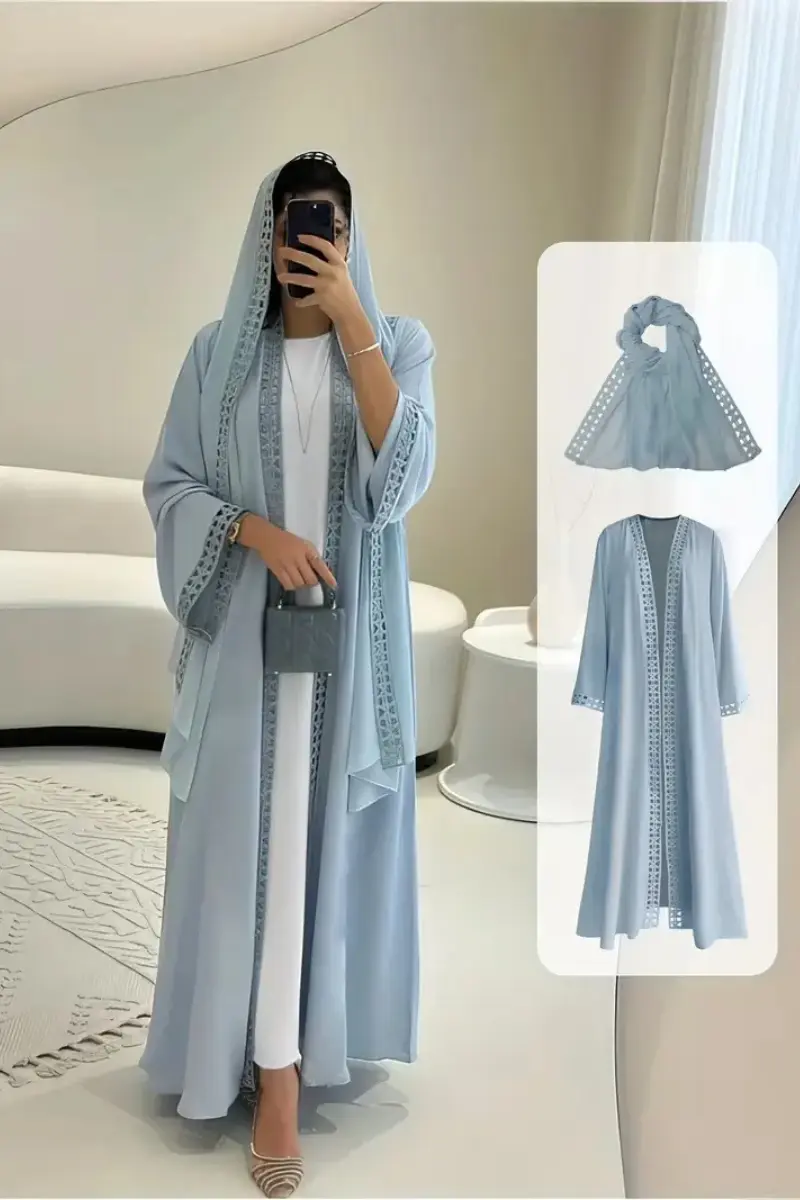 Classic Modest Breeze Abaya | Basic Open Abayas