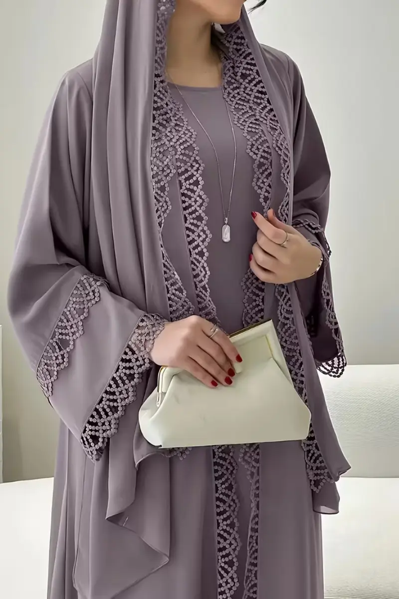 Luxe Matching Sheila Abaya | Abaya with Sheila
