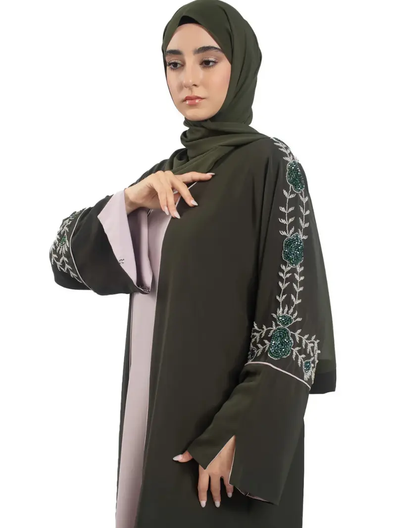 Layered Luxe Open Abaya | Layered Abaya Sets