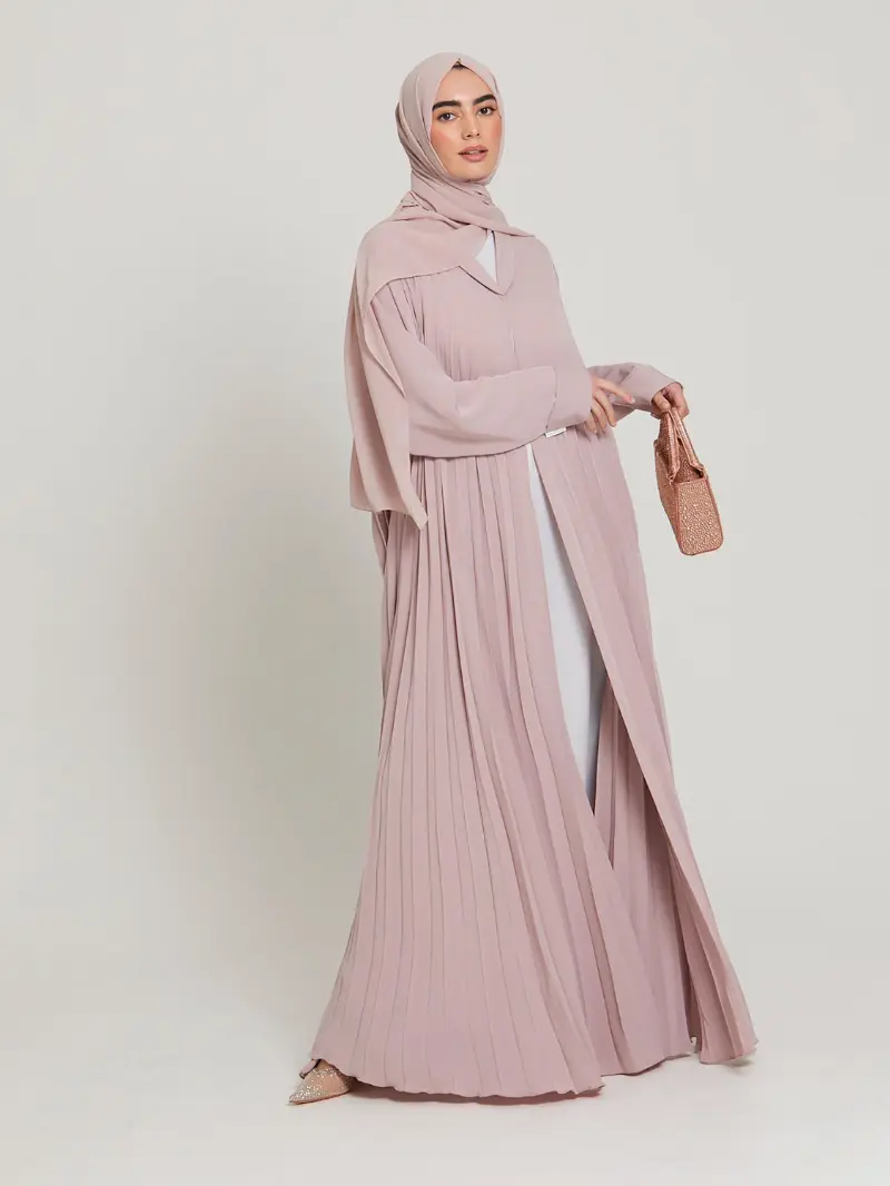 Elegant Layered Co-ord Abaya | Abaya Co-ord Sets