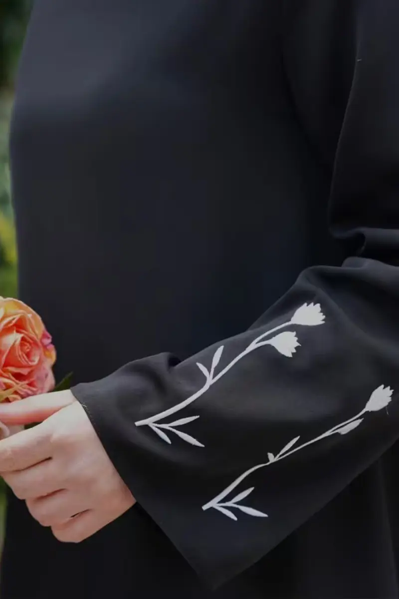 Noor Silk Evening Abaya | Silk Abayas