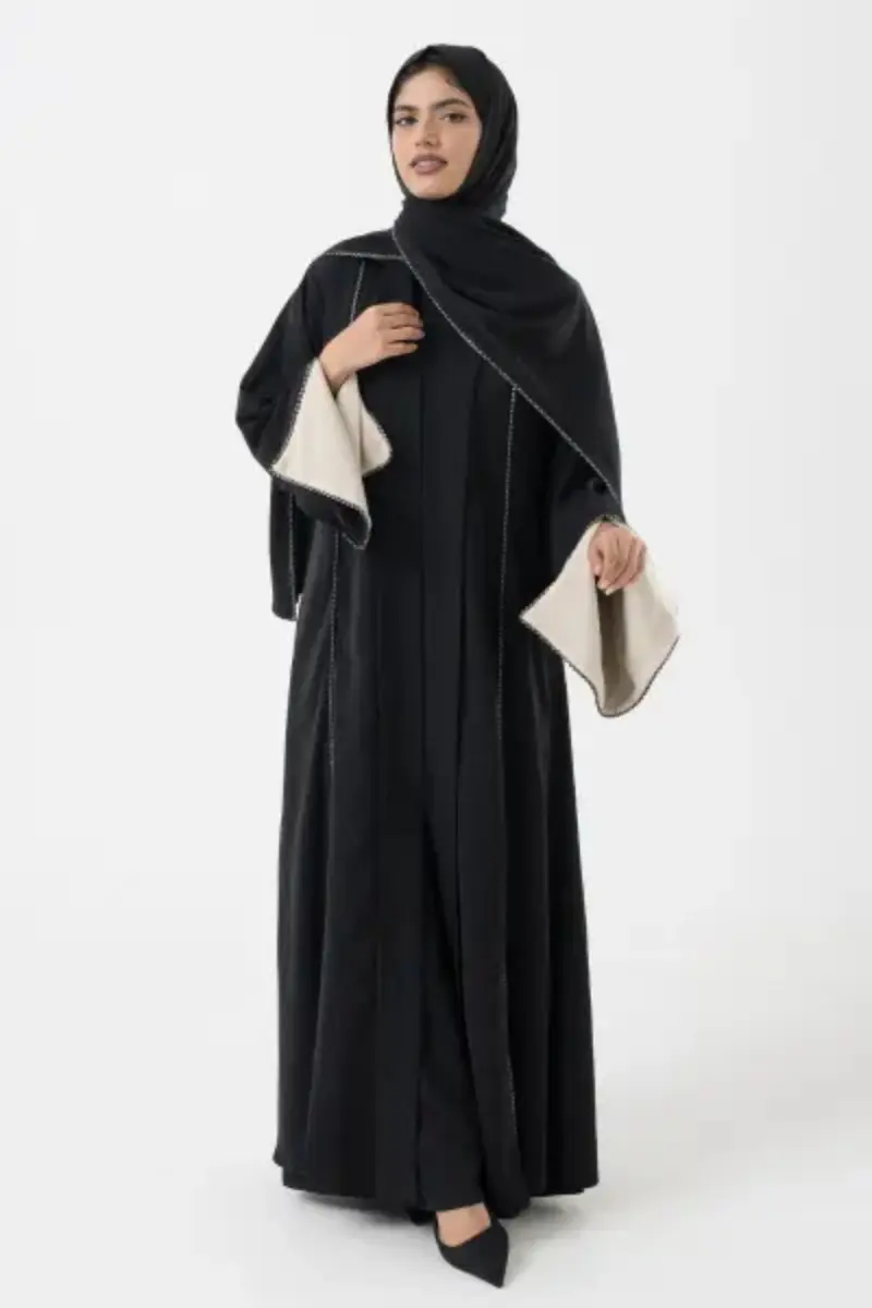 Elegant Daily Flow Abaya | Basic Open Abayas