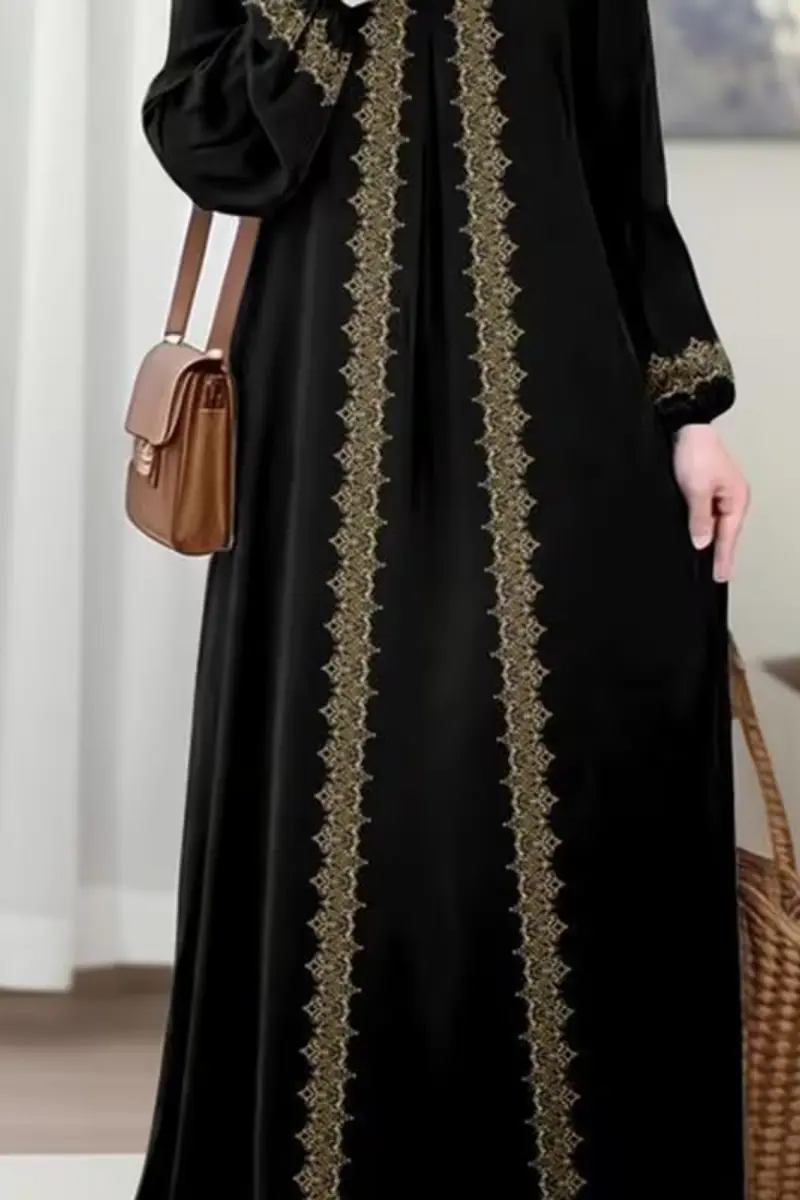 Pearl Luxe Evening Abaya | Embellished Abayas