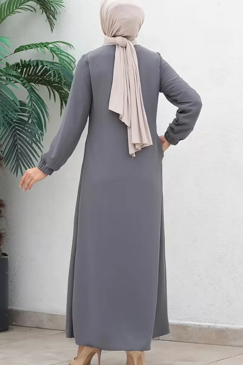 Modest Ease Zip Abaya | Front Zip Abayas