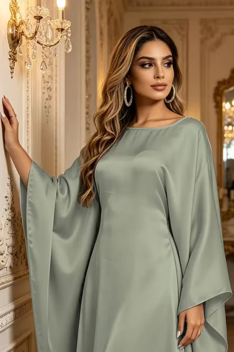Satin Silk Luxe Abaya | Silk Abayas