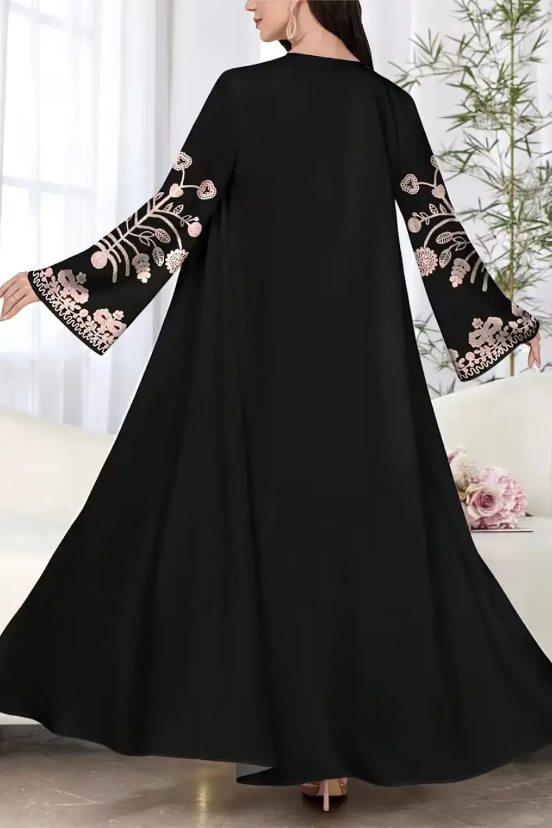 Luxe Noir Designer Abaya | Designer Abayas