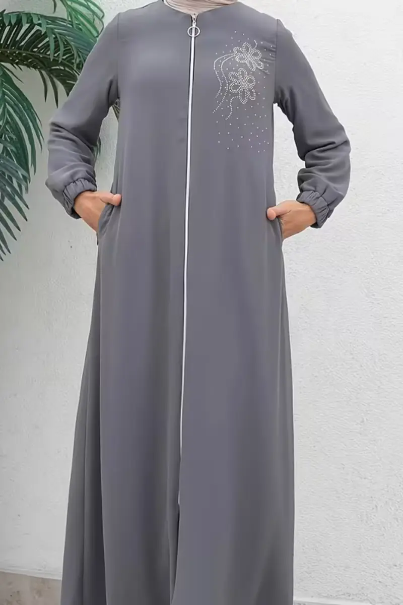 Modest Ease Zip Abaya | Front Zip Abayas