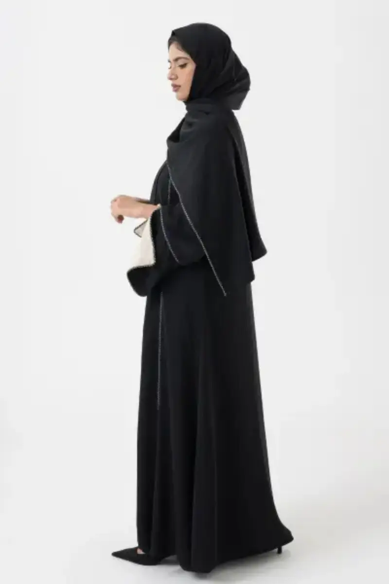 Elegant Daily Flow Abaya | Basic Open Abayas
