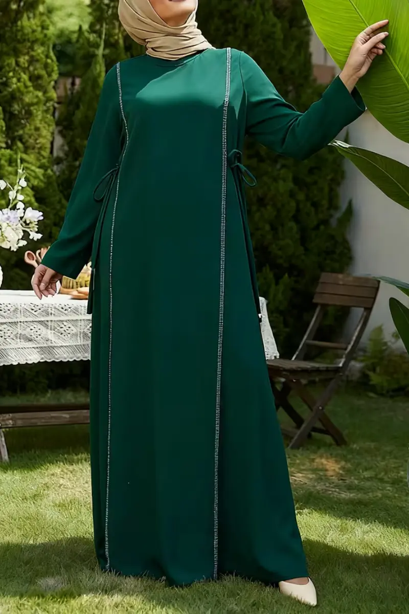Grace Noir Closed Abaya | Closed Abayas