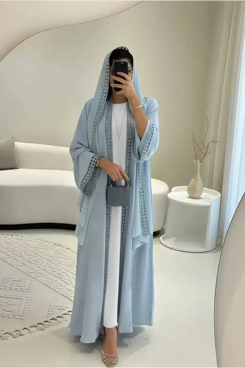 Classic Modest Breeze Abaya | Basic Open Abayas