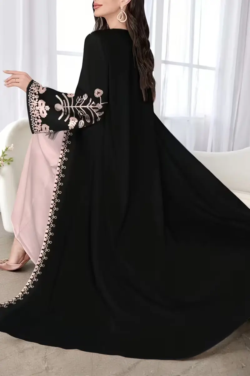 Luxe Noir Designer Abaya | Designer Abayas
