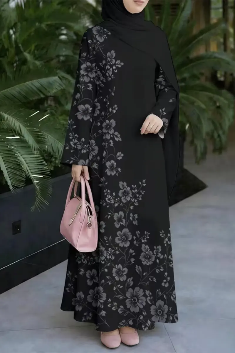 Silk Grace Flow Abaya | Silk Abayas