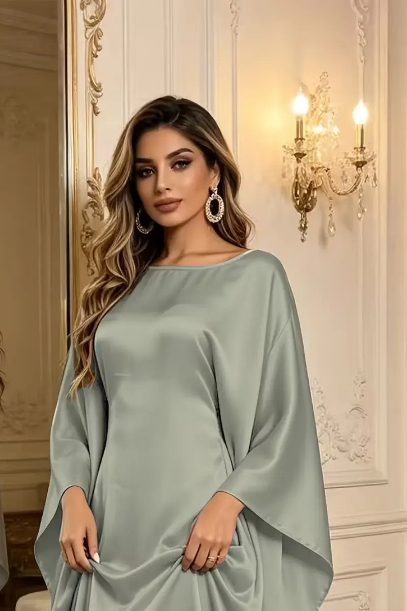Satin Silk Luxe Abaya | Silk Abayas