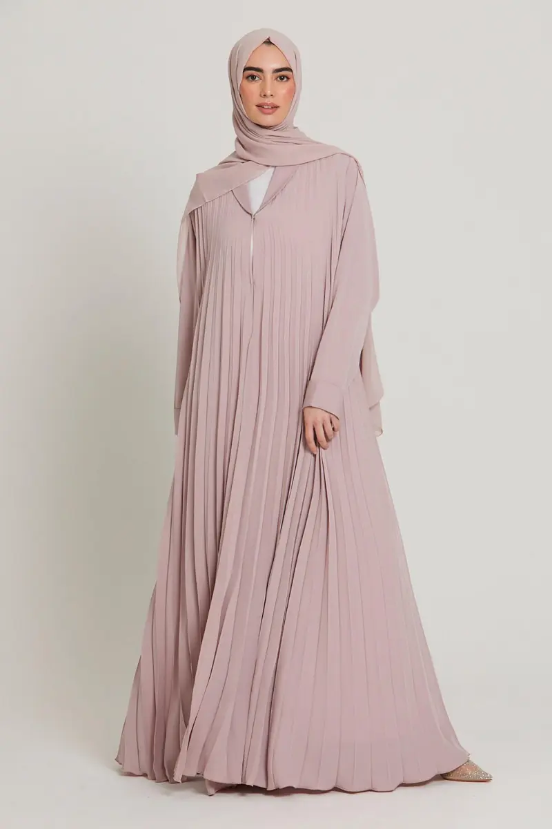 Elegant Layered Co-ord Abaya | Abaya Co-ord Sets