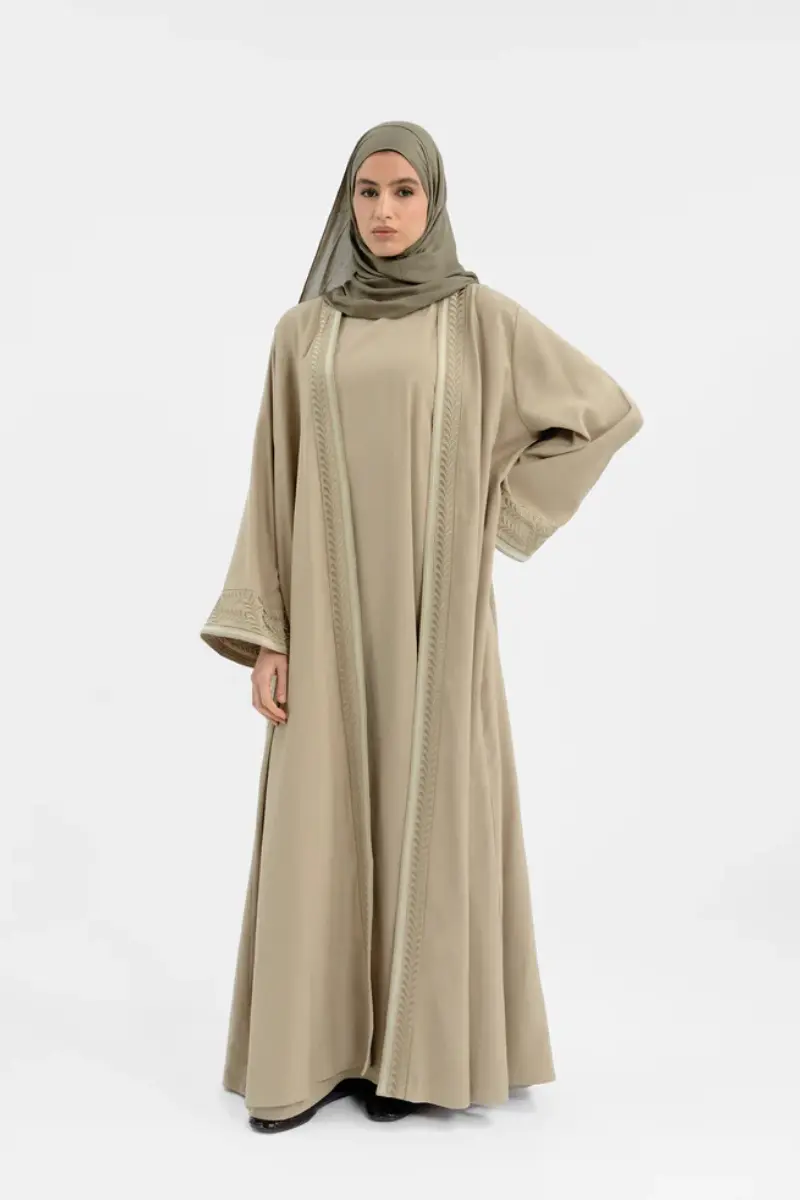 Modest Harmony Abaya Set | Abaya with Sheila