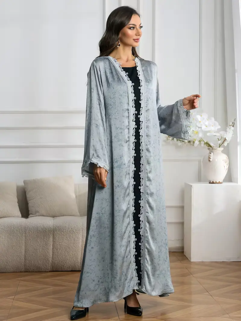 Luxe Evening Noir Abaya | Party Abayas